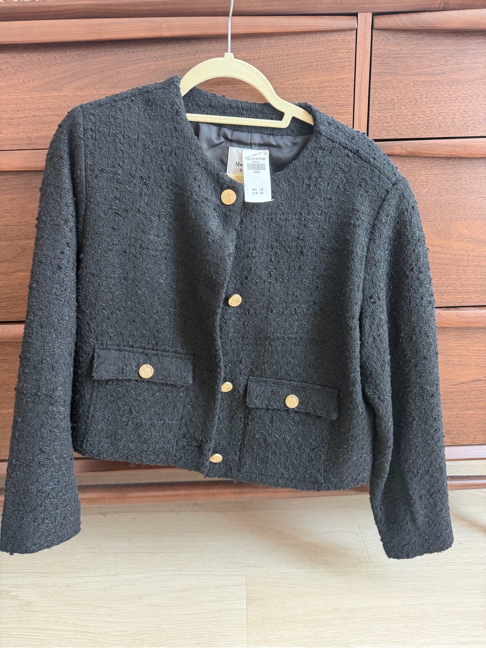 Abercrombie & Fitch Tweed Cropped Jacket